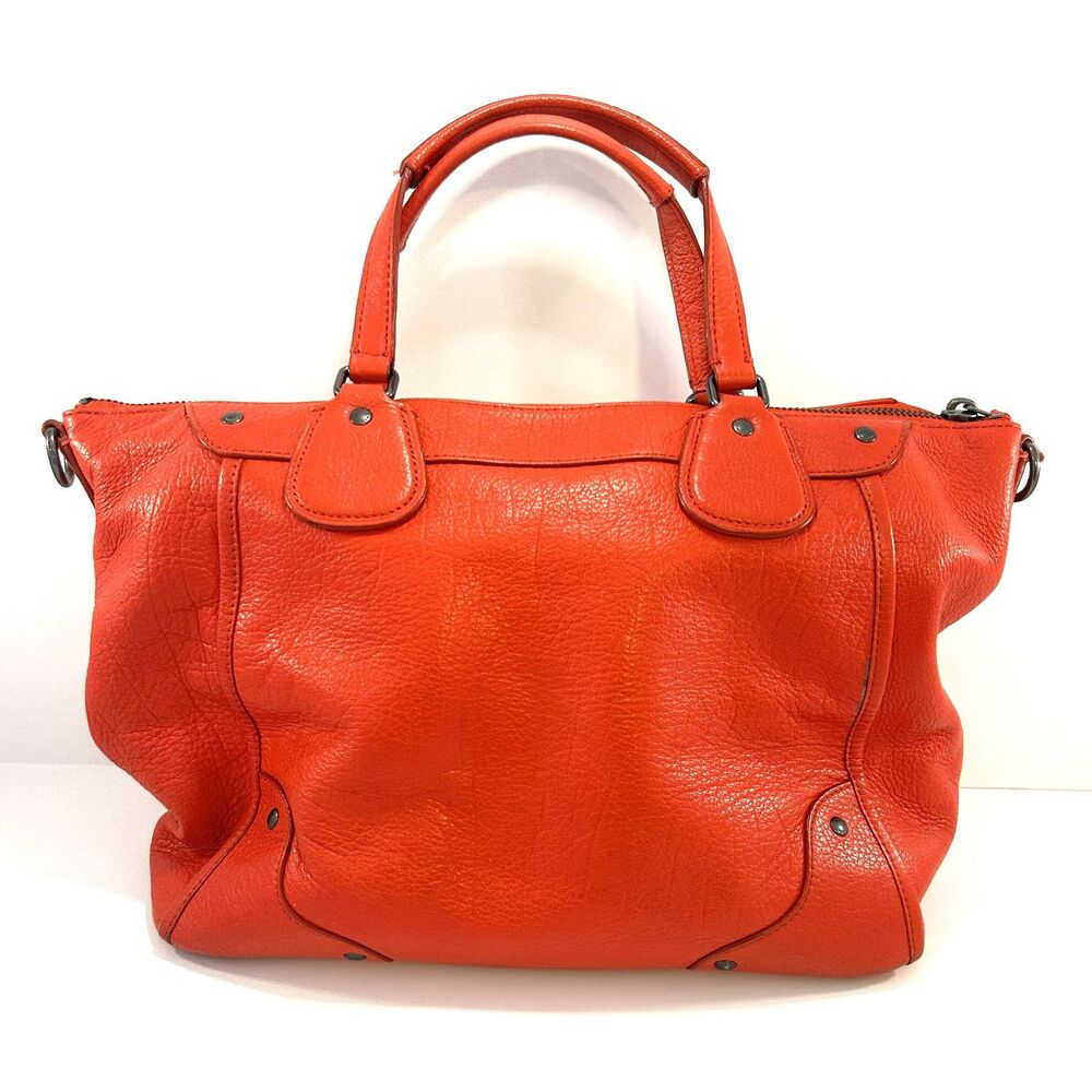 Coach Mickie Leather Satchel Crossbody & Matching Wallet Set - Cardinal Red - Picture 8 of 16